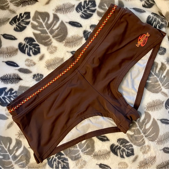 Brown Billabong Swim Bottoms - Picture 1 of 2